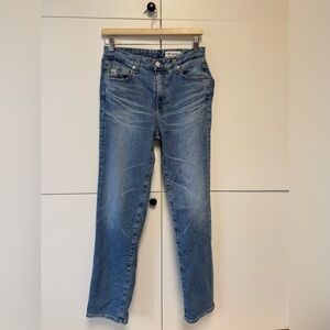 AG Adriano Goldschmied Saige High Rose Straight Jean. Size 27R.